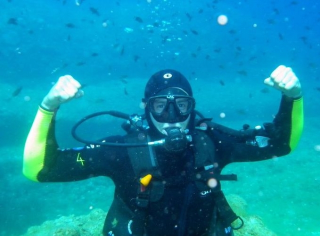  Erstes Taucherlebnis und Training im Jahr 83 